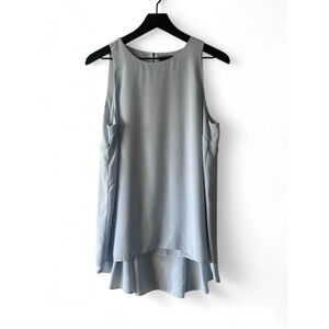 Vince Camuto Light Blue Sleeveless Layered Blouse Top Women’s Medium